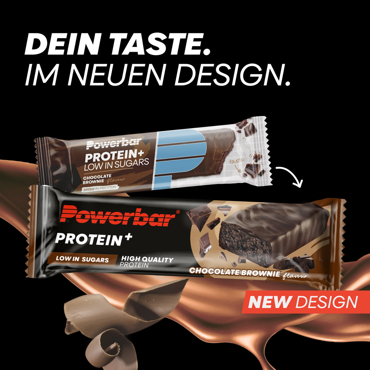 Protein+ Low in Sugars (16x35g) Chocolate Brownie