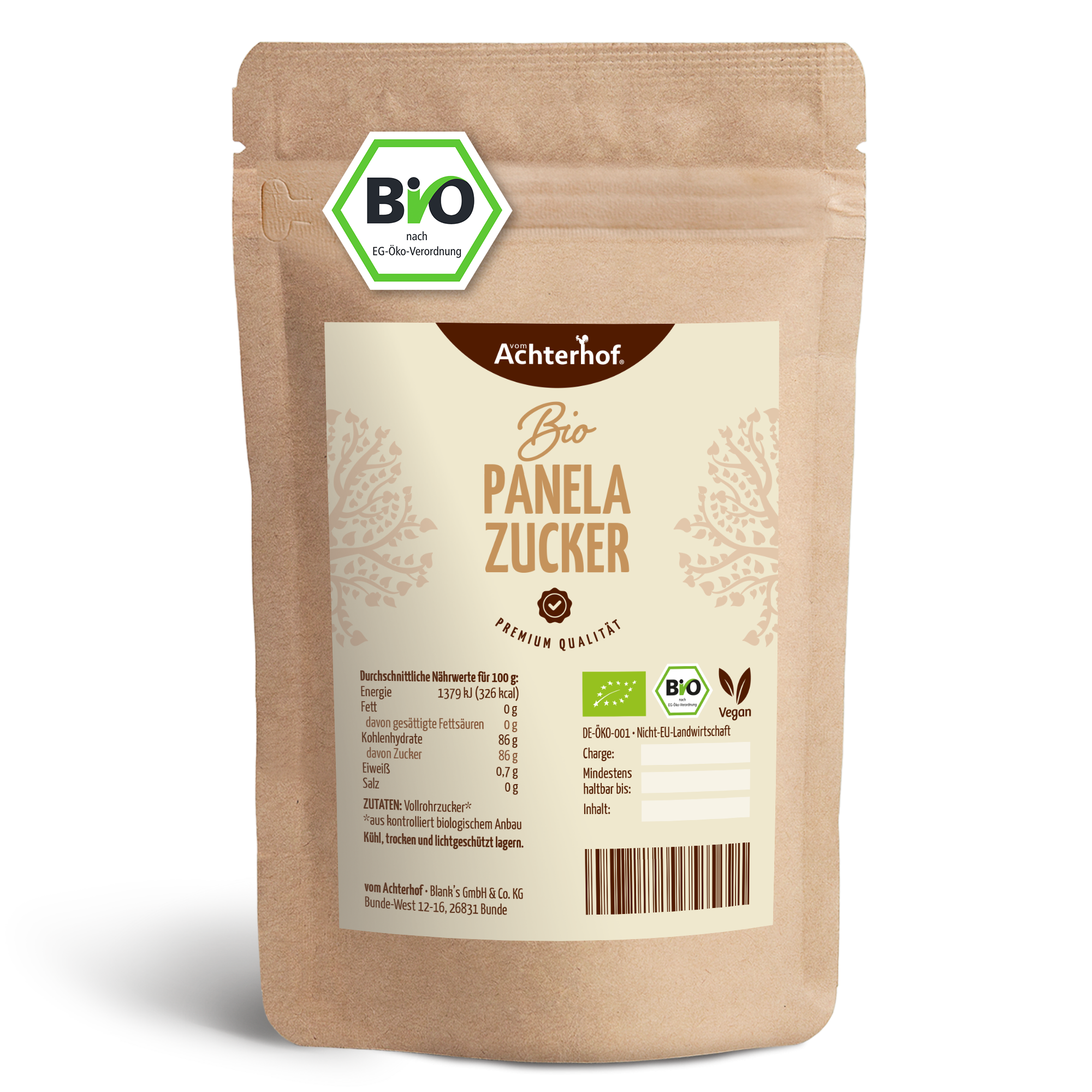 Panela Zucker Bio (1000g)