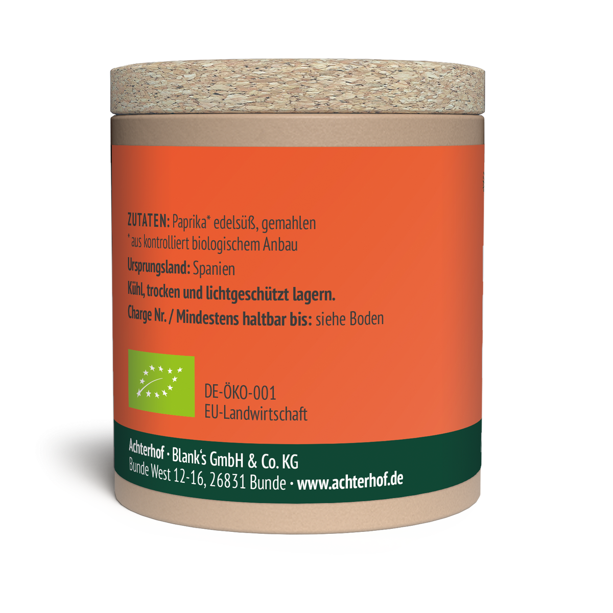 Bio Paprika edelsüß gemahlen Bio (50g)
