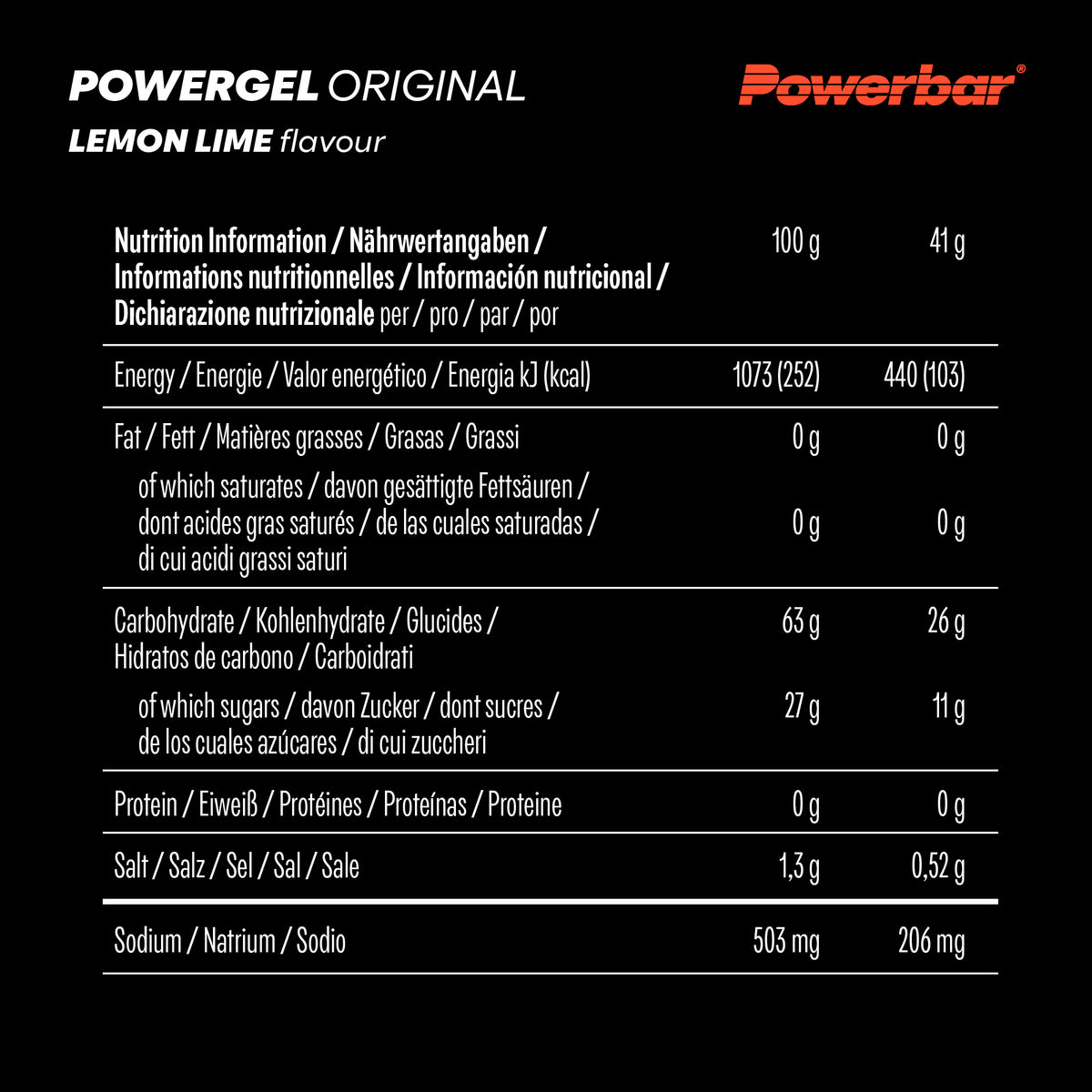 PowerGel Original (24x41g) Lemon Lime