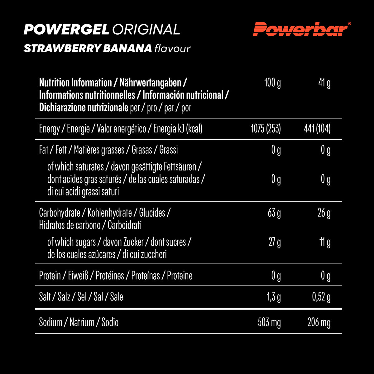 PowerGel Original (24x41g) Strawberry Banana