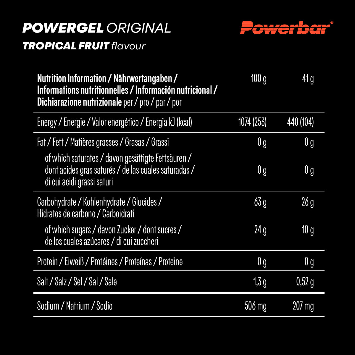 PowerGel Original (24x41g) Tropical Fruit