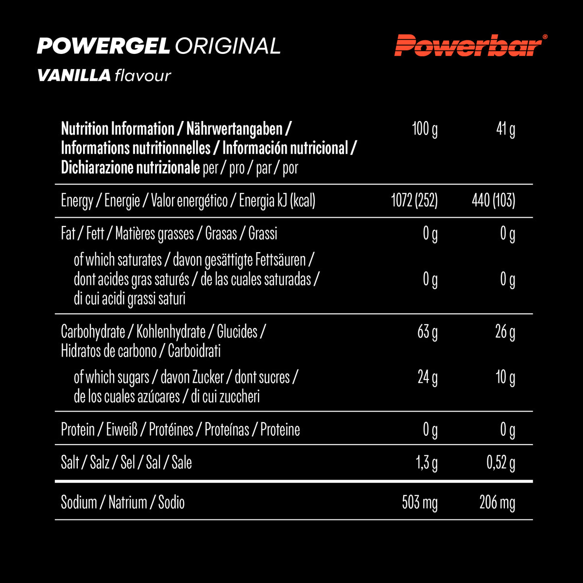 PowerGel Original (24x41g) Vanilla