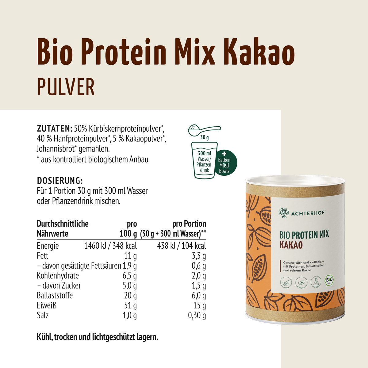 Bio Protein Mix Kakao (380g)