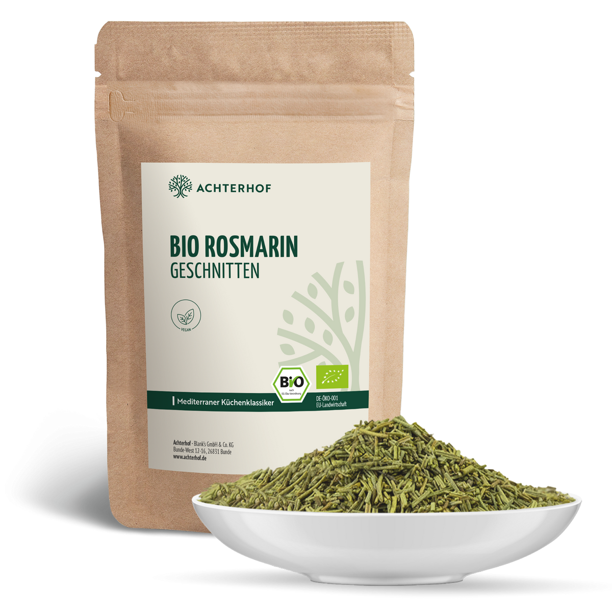 Bio Rosmarin geschnitten (500g)