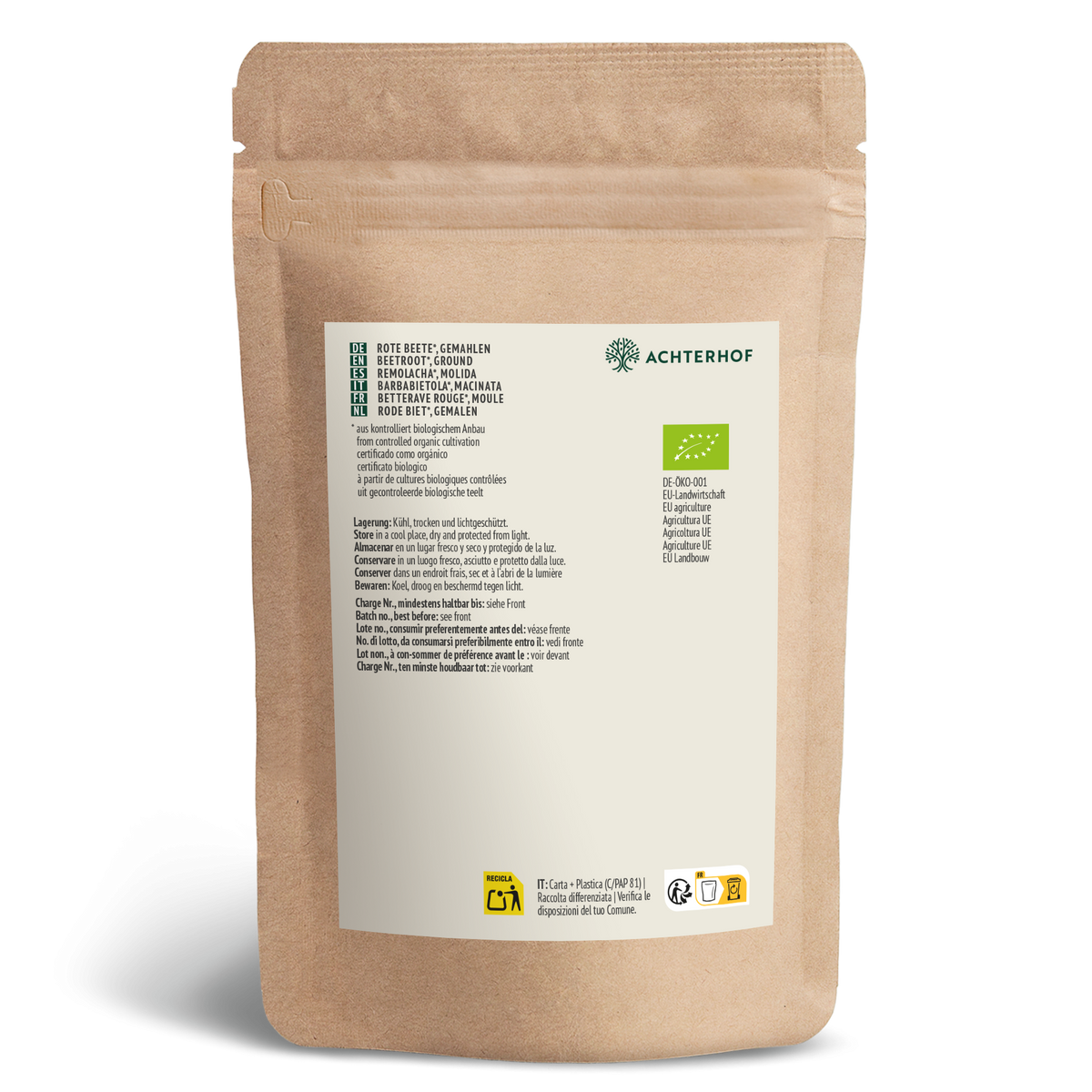 Rote Beete gemahlen Bio (250g)