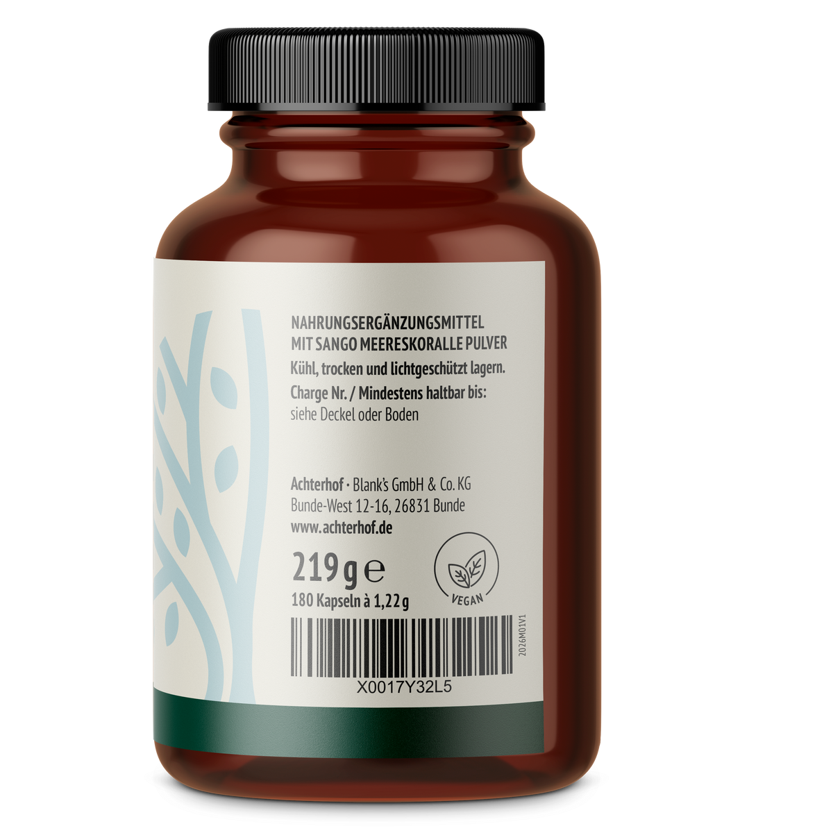 Calcium Magnesium Sango Meereskoralle Kapseln (180 Kapseln)