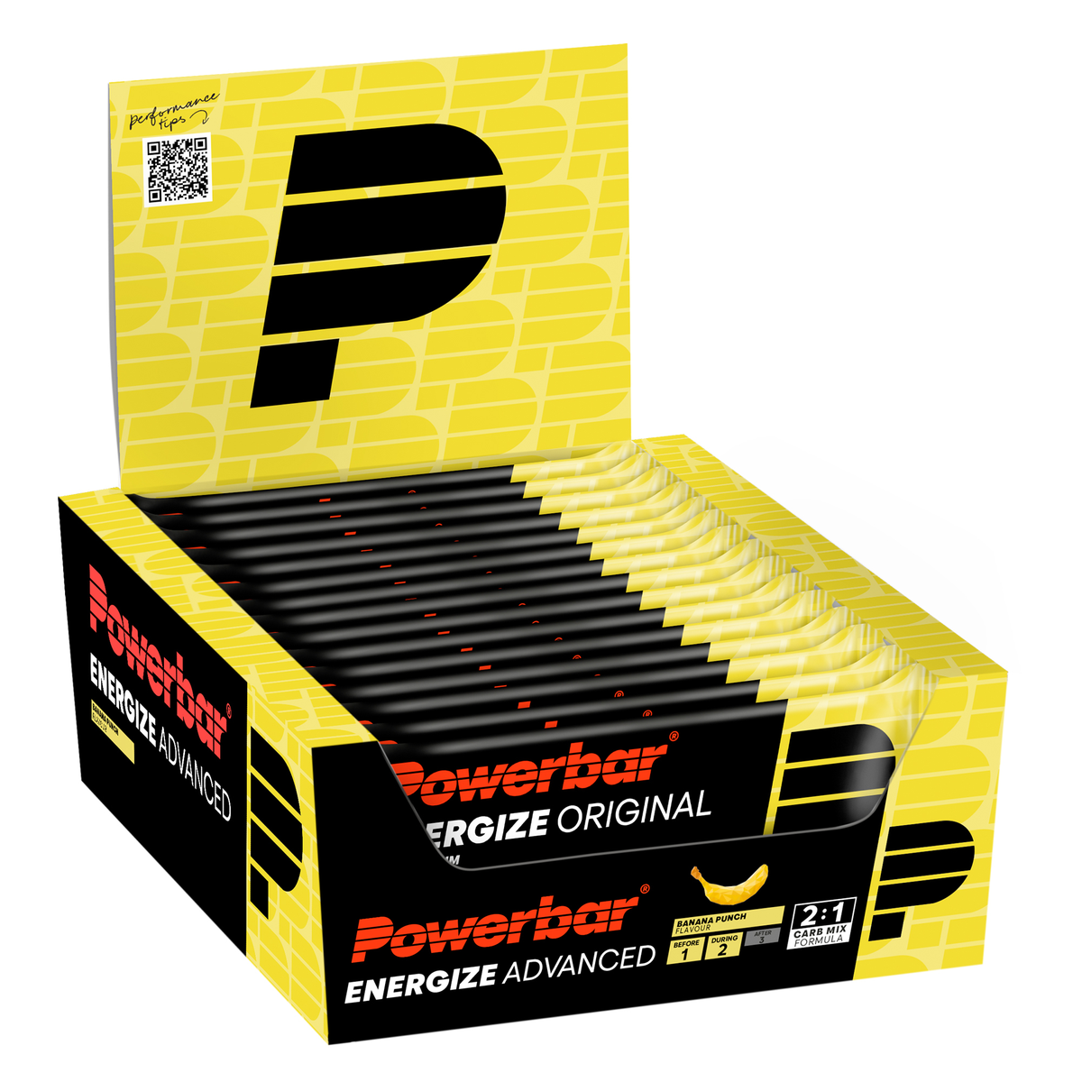 Energize Original Bar (15x55g) Banana Punch