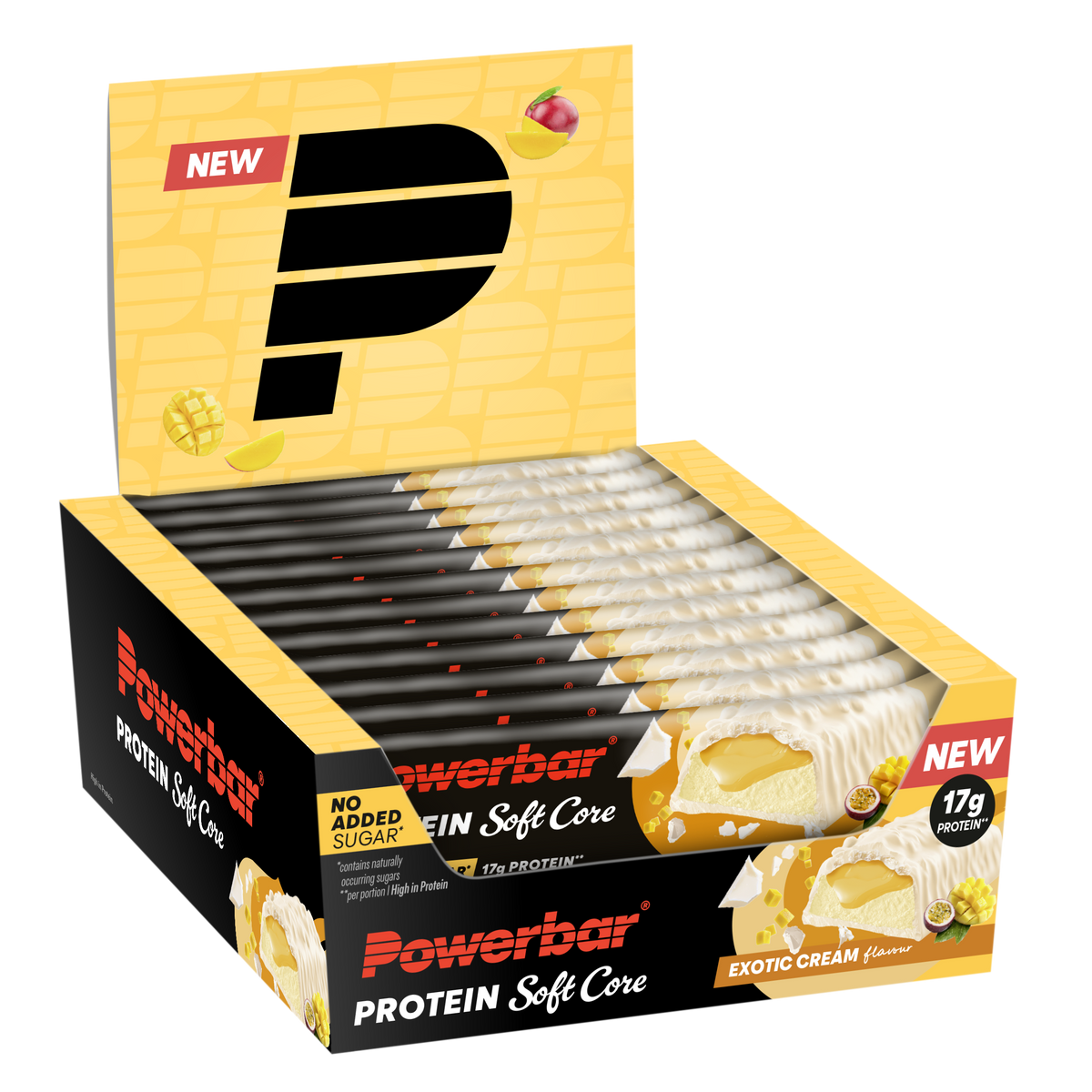 Protein Soft Core (12x48g) Exotic Cream