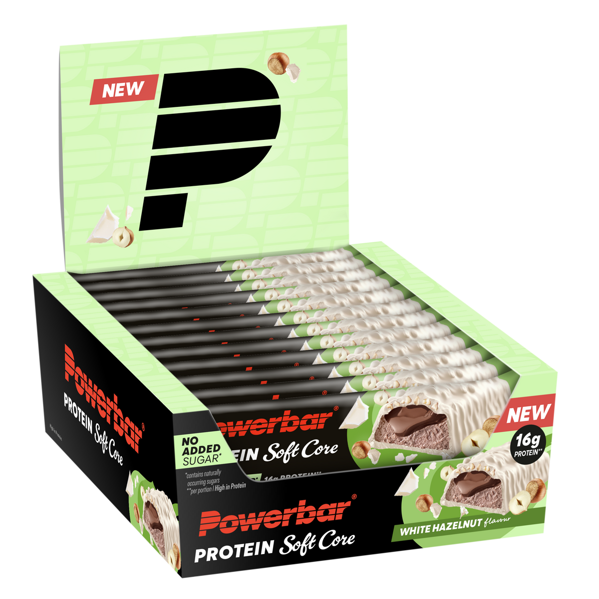 Protein Soft Core (12x48g) White Hazelnut