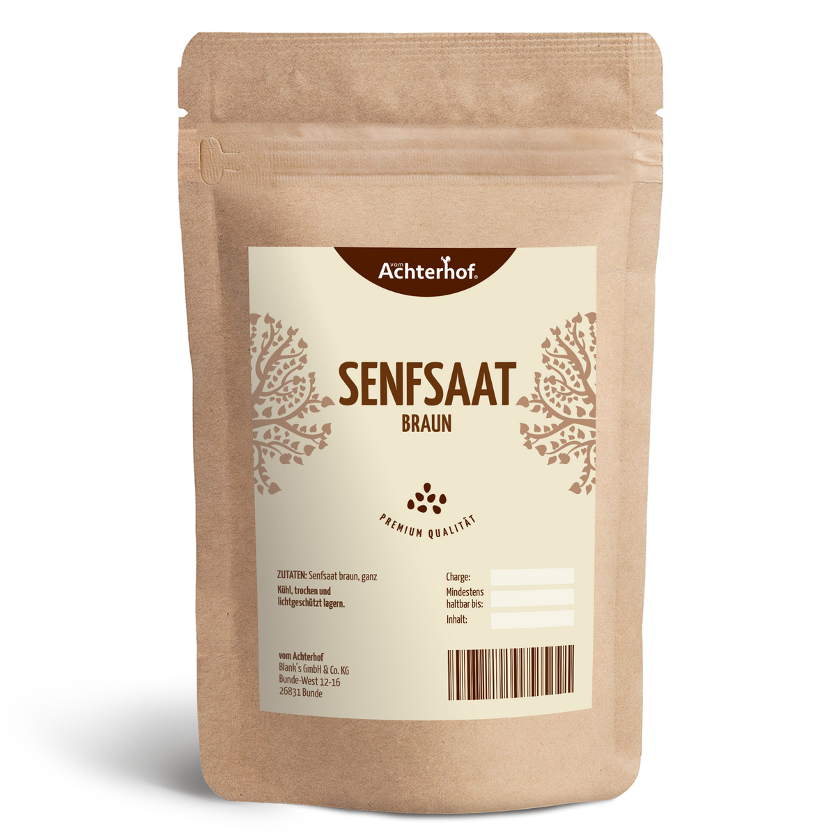 Senfsaat braun ganz (1000g)