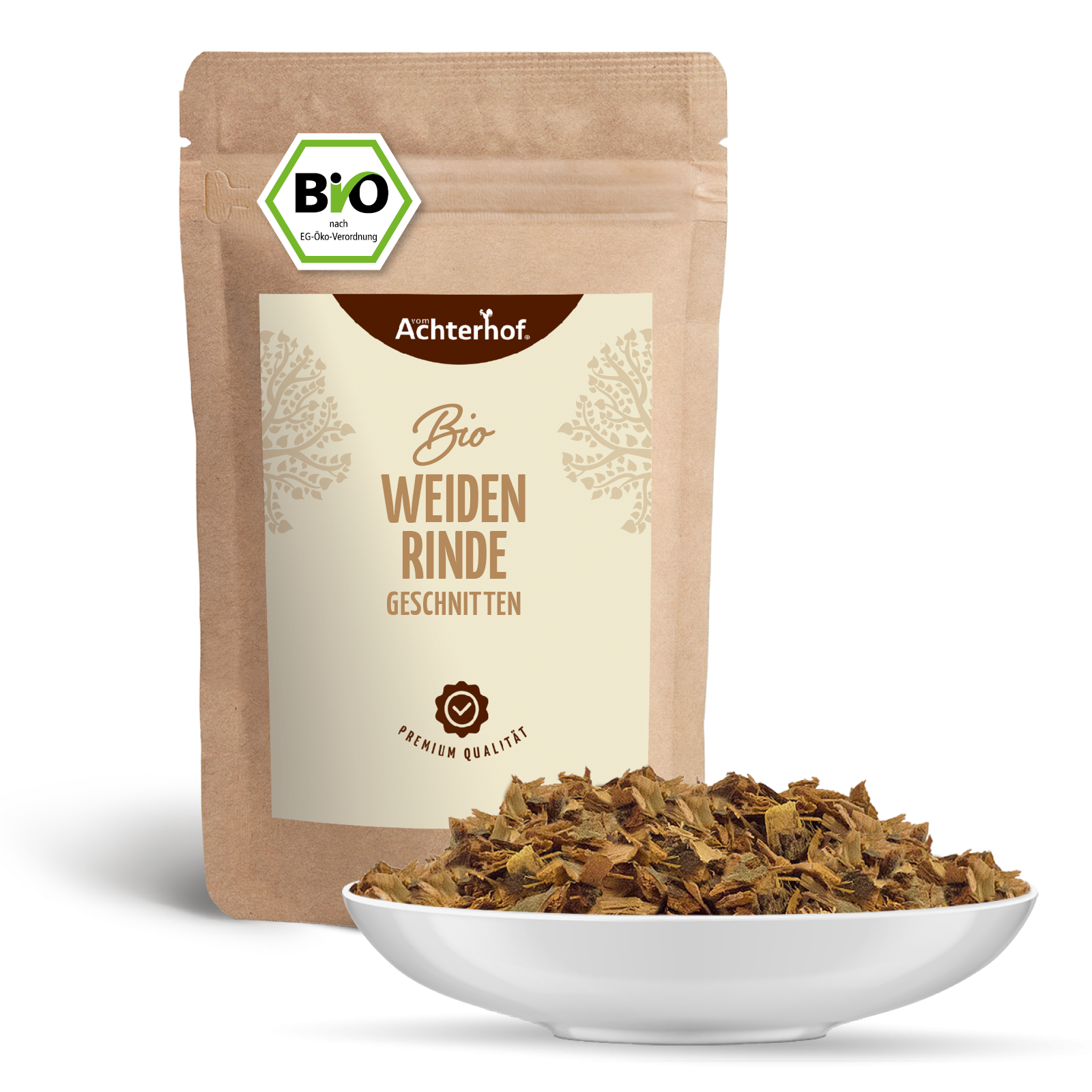 Weidenrinde geschnitten Bio (500g)