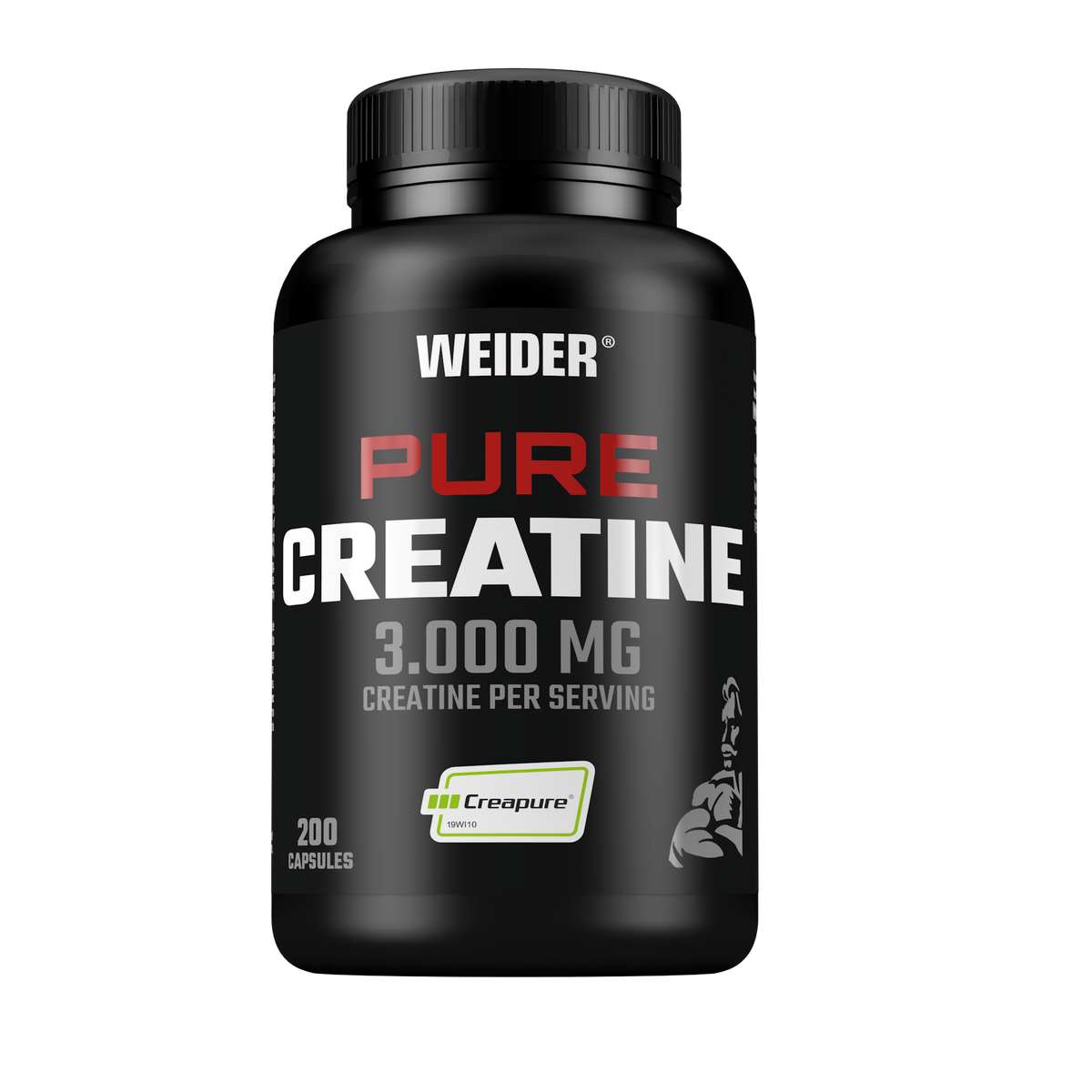 Pure Creatine Creapure® Capsules (200 Kapseln)
